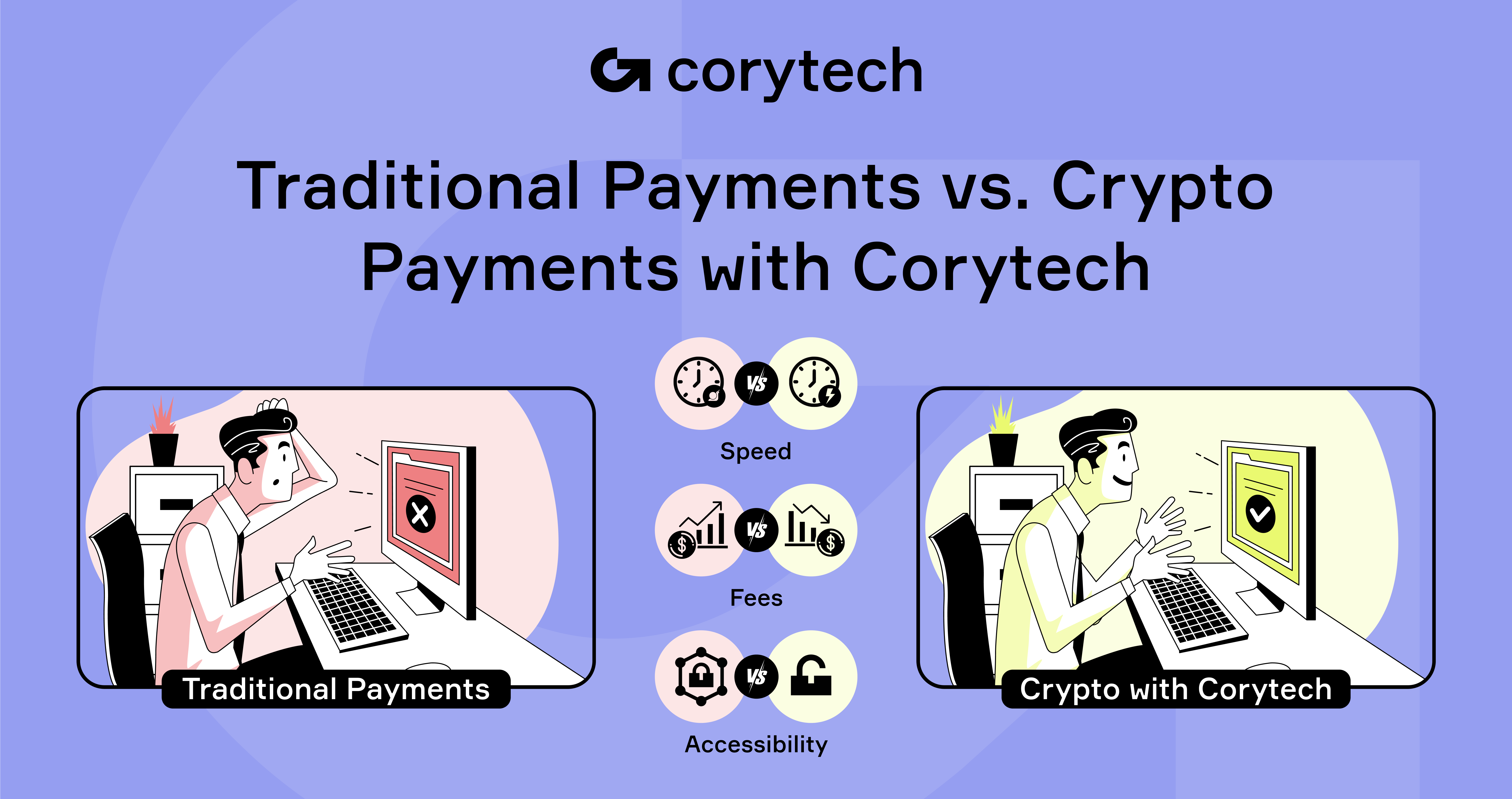 Traditional vs Crypto payments